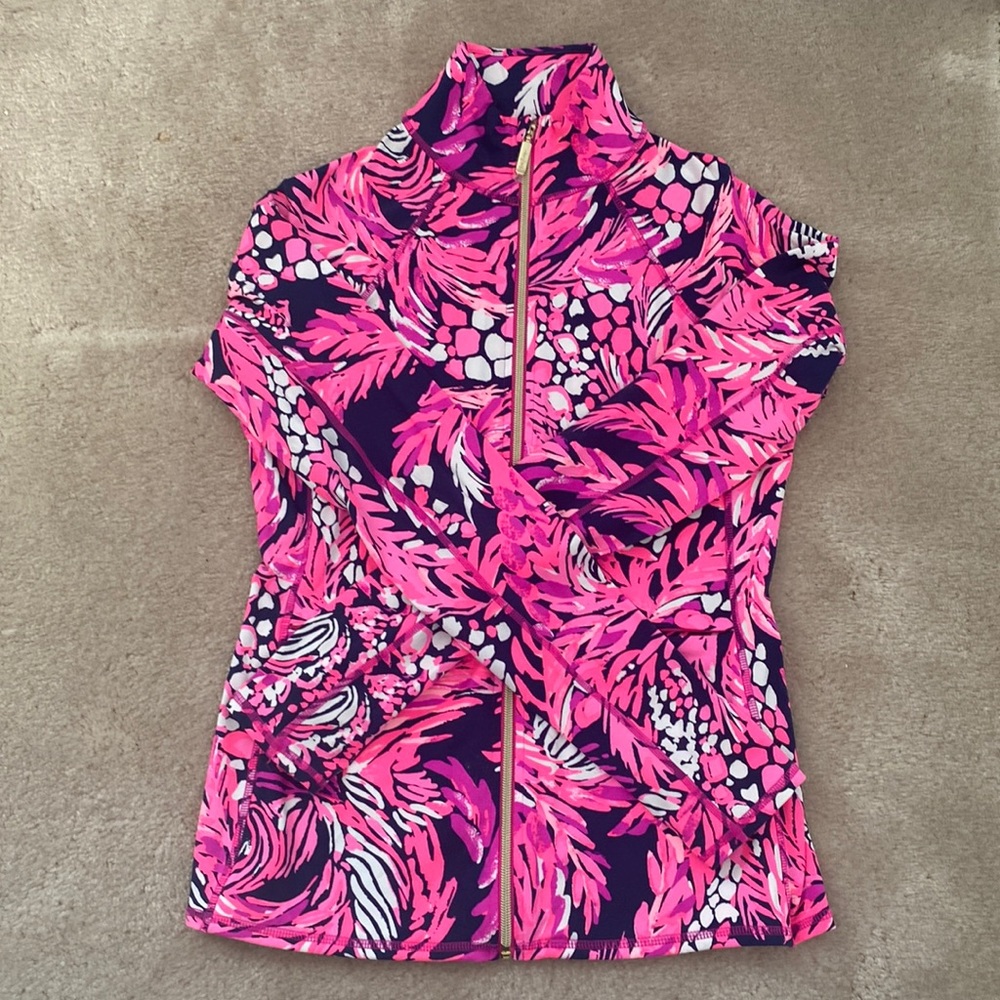Lilly Pulitzer zip up sweatshirt